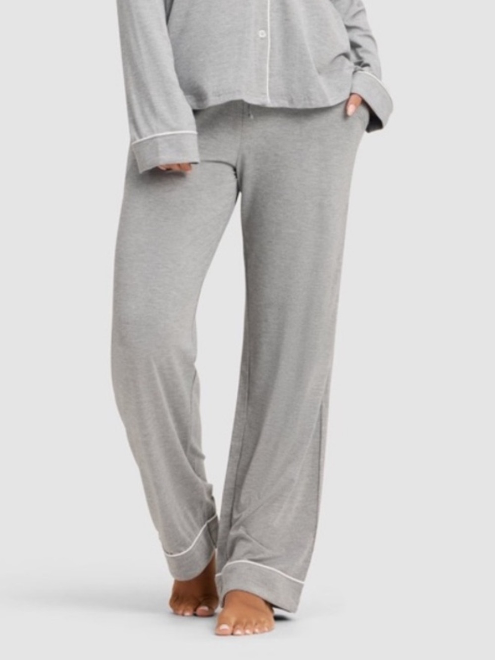 Cozy Earth Bamboo Stretch Knit Classic Pajama Pants Gray Size XXXL New with tags